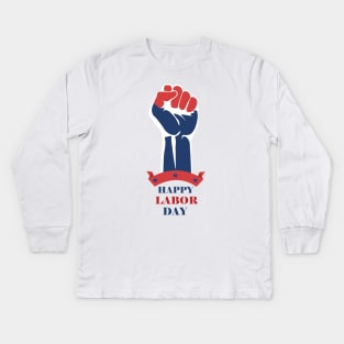 Labor day Kids Long Sleeve T-Shirt